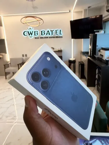 iPhone 17 Pro 256GB Azul Lacrado - Loja Fisicia