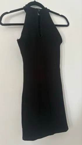Vestido justo, preto, P