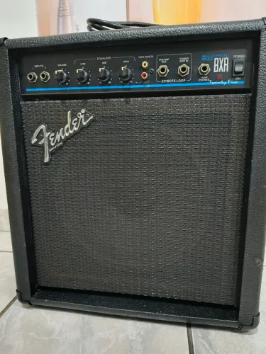 Amplificador Fender BXR 25, Contrabaixo, EUA Americano, Raridade, Perfeito Estado