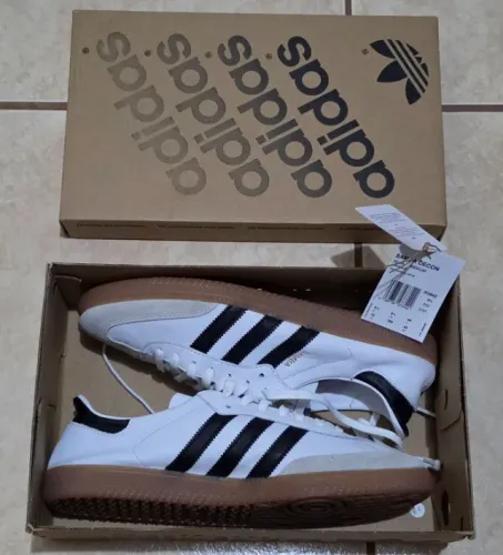 tênis adidas samba decon branco - 42