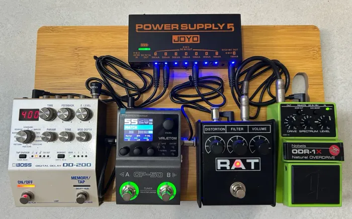 Pedalboard Completo - Boss GP50 Joyo Proco Rat Nobels