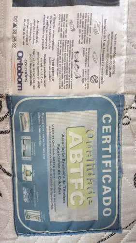 Colchão Semi-novo Ortobom Pro Saude Super King Size