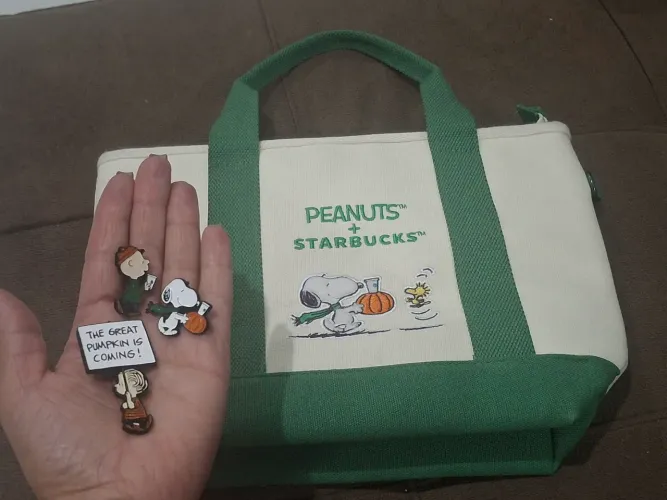 Bolsa snoopy starbucks edição limitada original