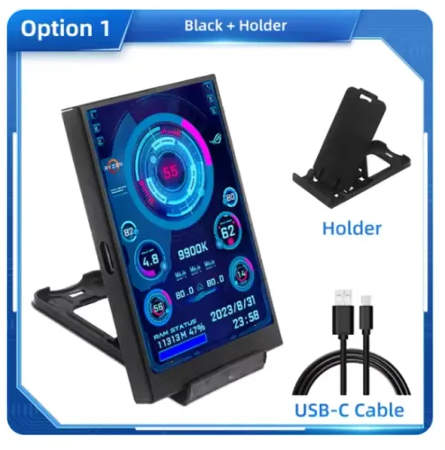Tela Secundária Monitoramento Pc 3.5 Polegadas Ips Display