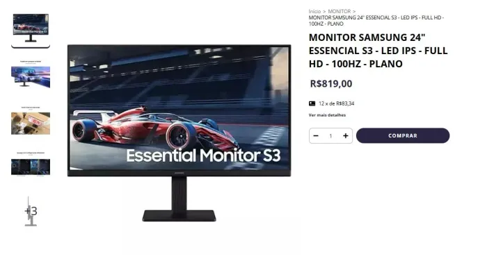 Monitor samsung 24"P