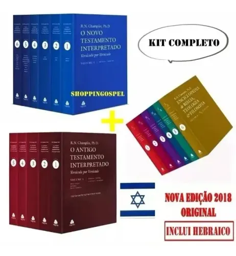 Comentário Bíblico Champlin Antigo/Novo Testamento+Enciclopédia Bíblia Teologia/Filosofia
