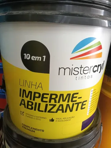 Manta Liquida Tinta emborrachada Mistercryl Balde 