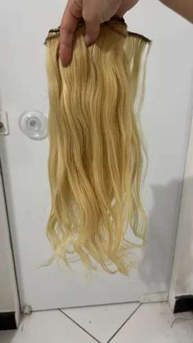Cabelo Loiro indiano 45 cm Tela