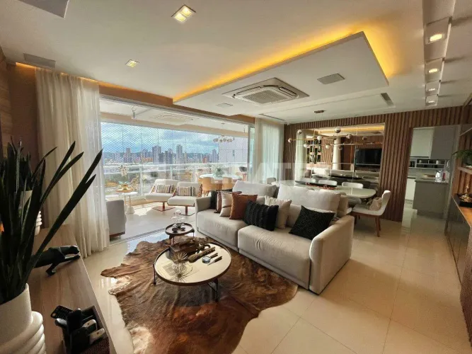 Apartamento no Sports Garden com 3 suítes + escritório, varanda gourmet com 170m² - 100% m