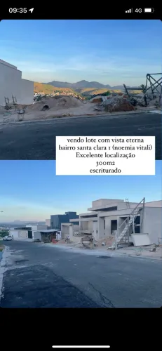 Vendo Lote Residencial Santa Clara com vista eterna 