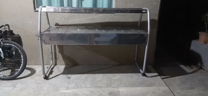 Estufa de restaurante de cinco bandejas