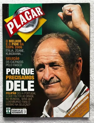 Revista Placar Edição 1296 - Julho de 2006 