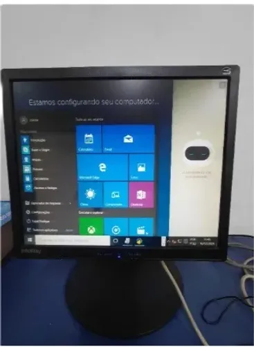 Monitor 17 Saída DVI e Vga Funciona na Horizontal e Vertical Perfeito