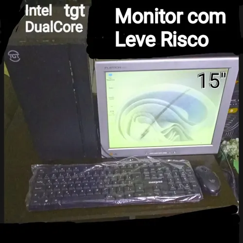 Computador Completo DDR3 Intel DualCore+Monitor Teclado Mouse