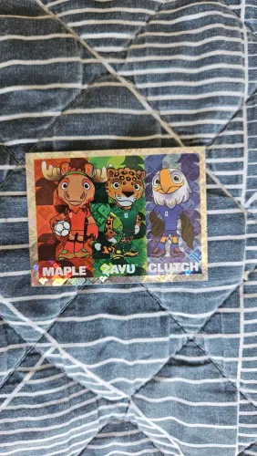 Figurinha dos Mascotes FCW 3. Oficial Panini