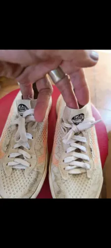Vans 36 bege/ laranja