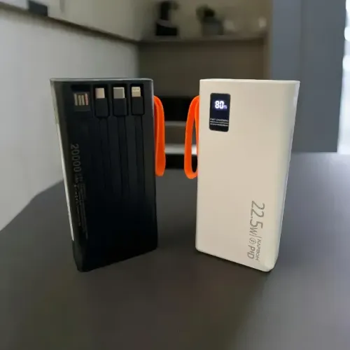 Bateria Portátil de 20.000mAh de Potência