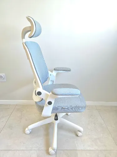 Cadeira De Escritório Astra Ergonômica Elements Cinza Branco