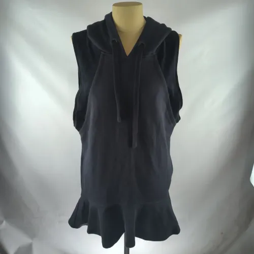 Vestido P Animale original street ware preto com capuz.