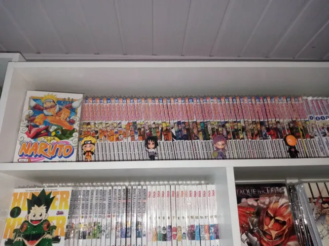 Coleção completa Naruto mangás 1 ao 72