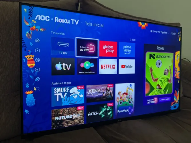 Tv 43 Smart modelo novo 