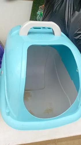 Casinha de areia de gato