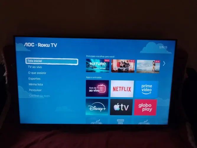 Vendo tv AOC 43 em excelente estado
