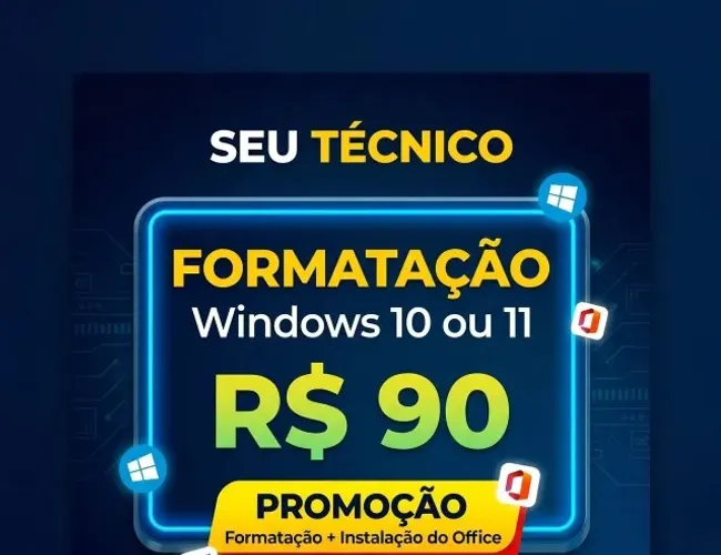 Formatação windows 10 ou 11