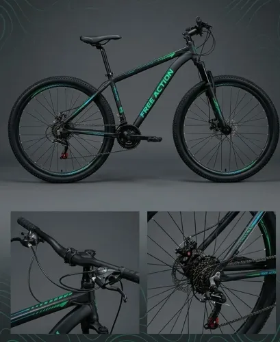 Bicicleta Free Action Flexus Aro 29 - 21V e Freios a Disco
