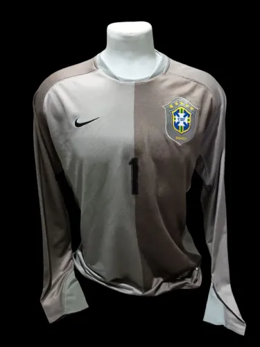 camisa brasil goleiro 2006/2007 manga longa