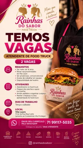 Vaga para chapeiro