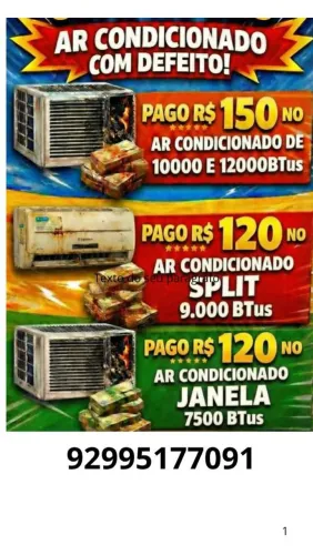 Reciclagem de ar condicionado 