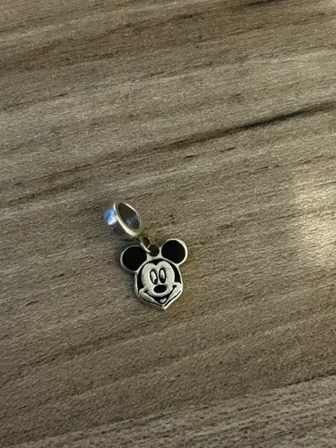 Pingente Berloque Mickey prata 925