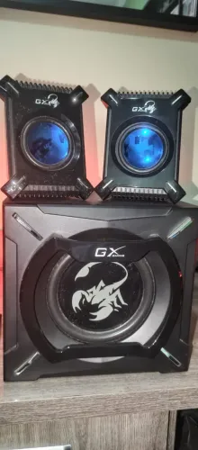 Caixa de Som 2.1 Genius GX Gaming SW-G21 2000 - 45W RMS