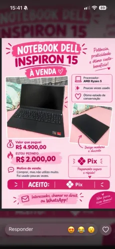 Venda de computador