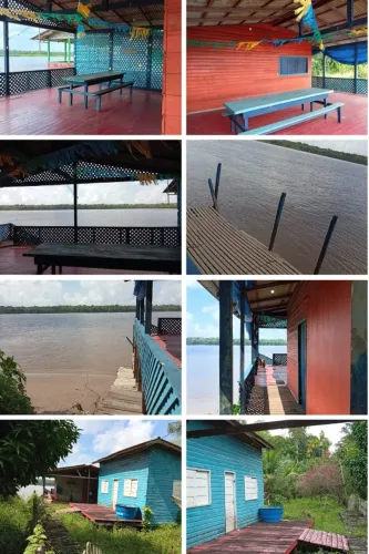 Terreno na beira do Rio Vila Nova 10x50 ao lado porto da Tramontim frente a praia vermelho