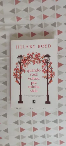 Livro Quando Você Voltou Pra Minha Vida