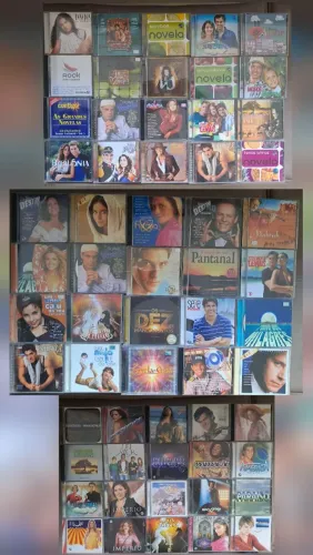 Lote 60 CDs Novelas Nacional e Internacional 