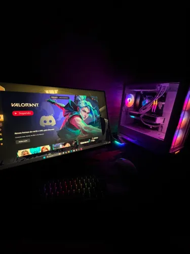 PC Gamer Completo Ryzen 5 5600 + RTX 4060 Ti + Monitor 27? + Periféricos