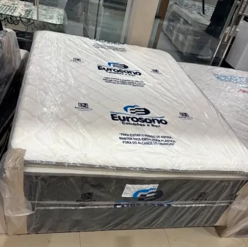 Cama Unibox Casal Diamond Com espuma premium 1.38 x 1.88