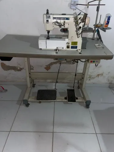 Máquina de costura goleira industrial