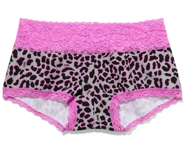 Calcinha Victoria's Secret Pink Cor Rosa e Preta Original Produto Importado Tamanho P