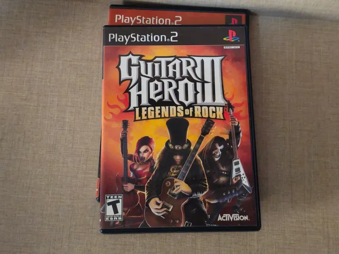 Jogo ps2 guitar hero 3: legends of rock