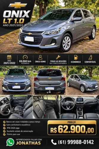 Chevrolet Onix Hatch LT 1.0 12V Flex Mec. 4P 2022