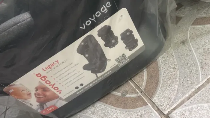 Cadeira voyagi até 36 kg / nova 