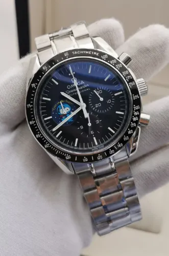 Relógio Omega Speedmaster Snoopy 42mm Premium Automático Vidro Safira