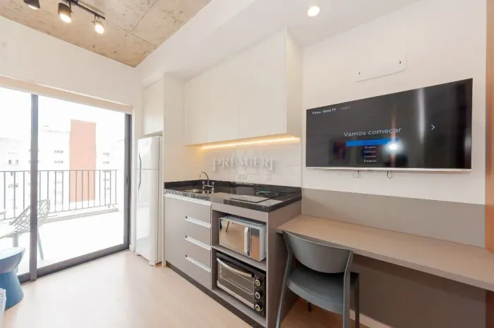 Studio para alugar, 29 m² por R$ 2.835,00/mês - Prado Velho - Curitiba/PR