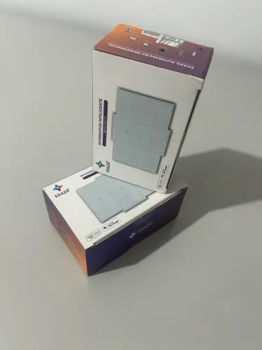 2 (dois) Interruptores Smart vênus Soft Touch Wifi Inteligente 3 Botões Ekaza