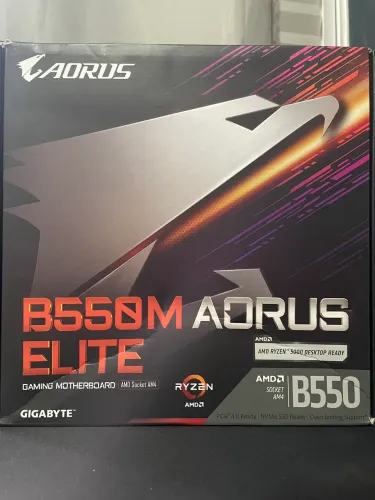 Placa de vídeo B550M Aorus Elite