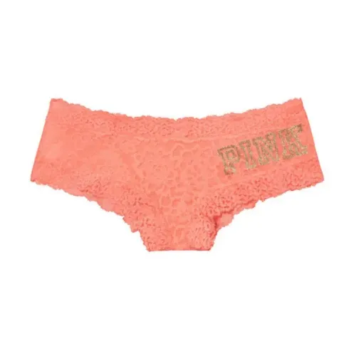 Calcinha Victoria's Secret Pink Cor Coral Tamanho Produto Importado e Original